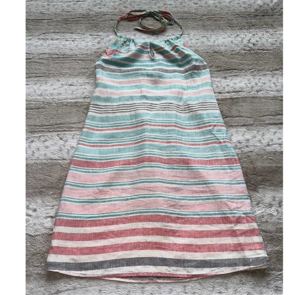 Tommy Bahama Women’s Kohala Stripe Halter Dress in Ice Cave Size M - Picture 5 of 13